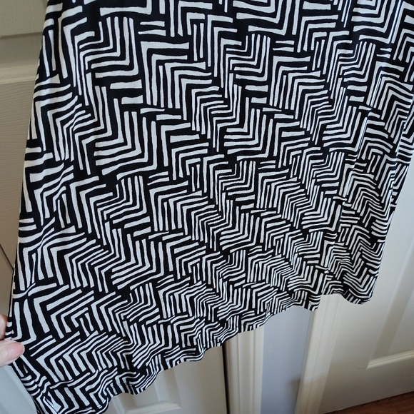 Nine West Black White Sleeveless Tank L - Picture 4 of 5